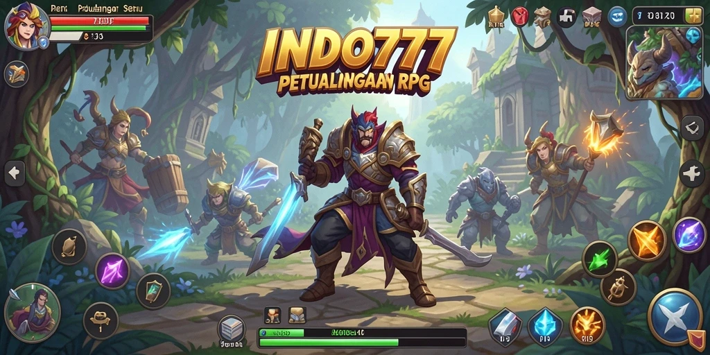 Tampilan menarik dari gameplay RPG yang menantang di INDO777.