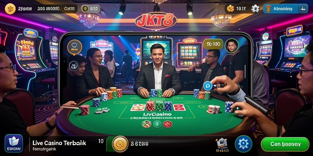 Gameplay seru dan interaktif di JKT8 Live Casino.