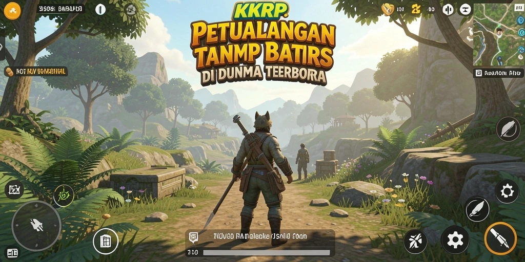Tampilan gameplay menarik dalam dunia Open World yang luas.