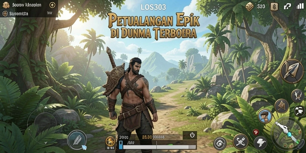Screenshot gameplay LOS303 menampilkan aksi petualangan yang mendebarkan.