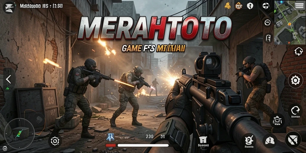 Mainkan MERAHTOTO dan taklukkan medan perang FPS.