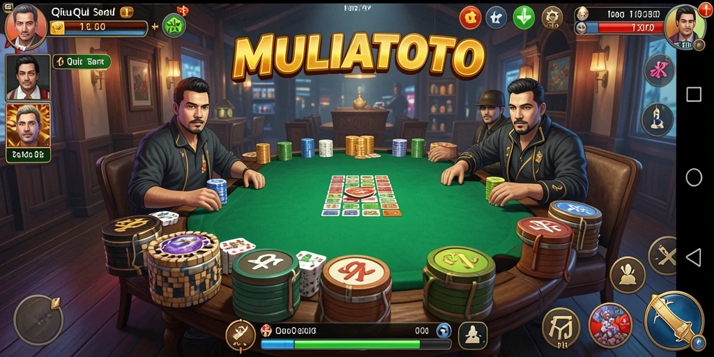 Gameplay seru QiuQiu di MULIATOTO.