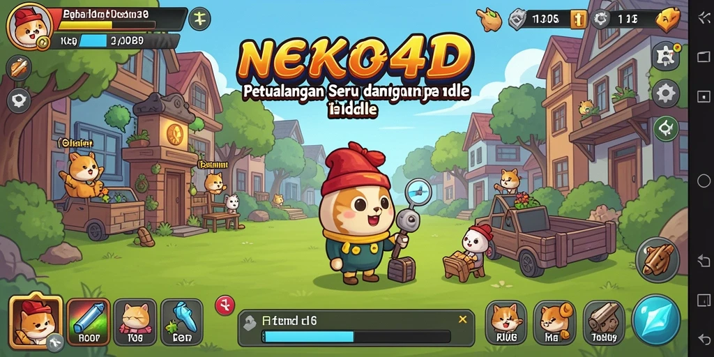 Tampilan gameplay NEKO4D yang mengasyikkan dan penuh warna.
