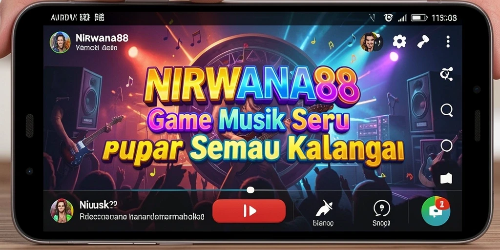 Screenshot NIRWANA88 menampilkan aksi gameplay musik yang seru.