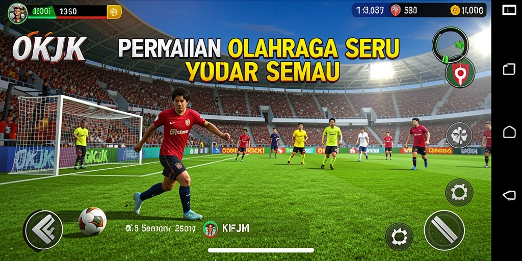 Tampilan aksi pertandingan seru dalam OKJK.