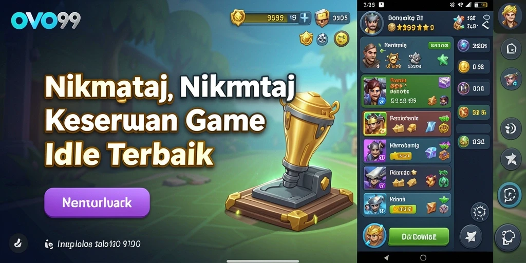 Tampilan gameplay OVO99 yang menarik dan adiktif.