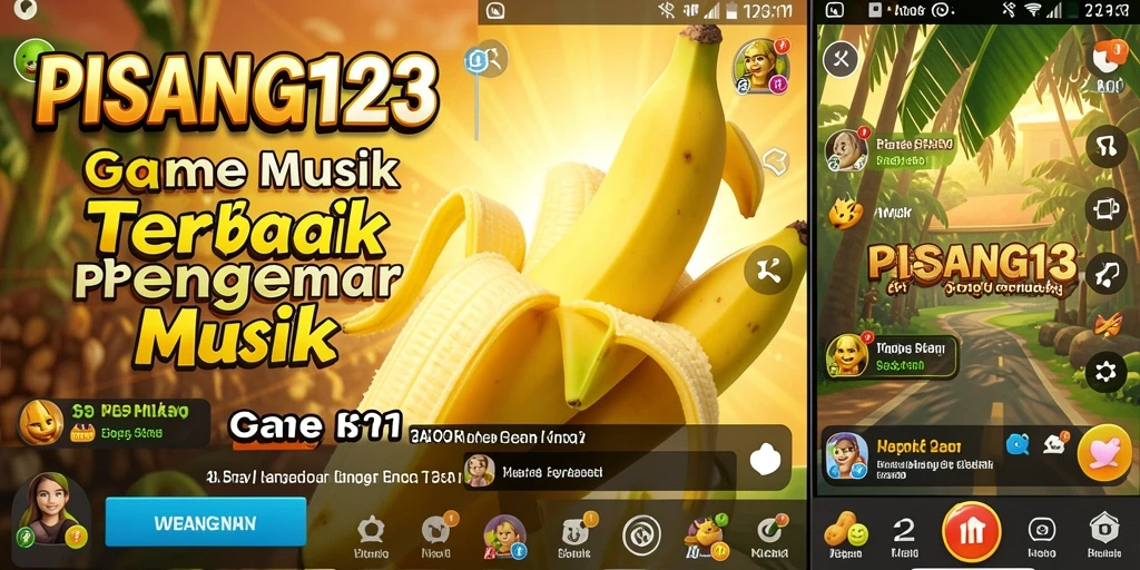 Tampilan gameplay PISANG123 yang menarik dan penuh warna.