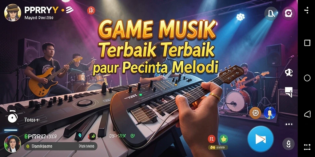 Gameplay PPRRYY yang asyik dengan alunan musik yang menggugah semangat.