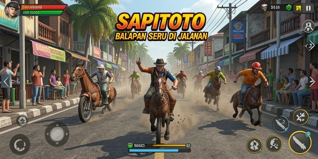 Gameplay balapan yang mendebarkan dan menantang di SAPITOTO.