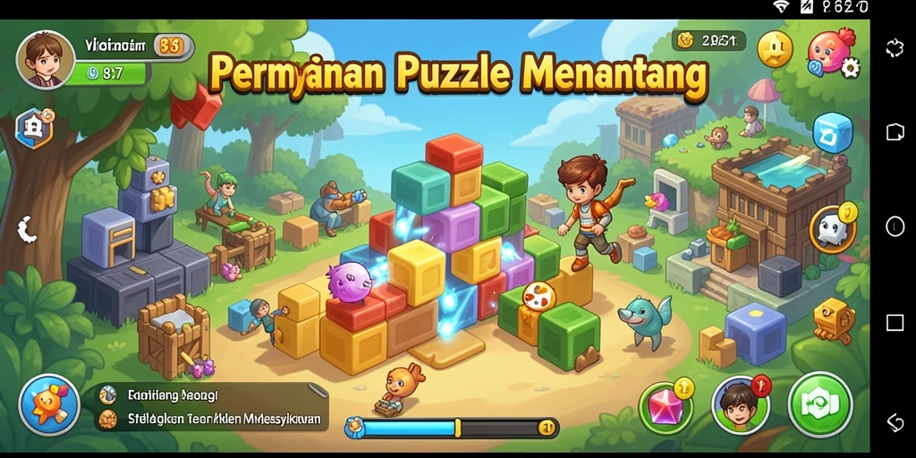Tampilan gameplay V87 yang menyenangkan dan menantang.