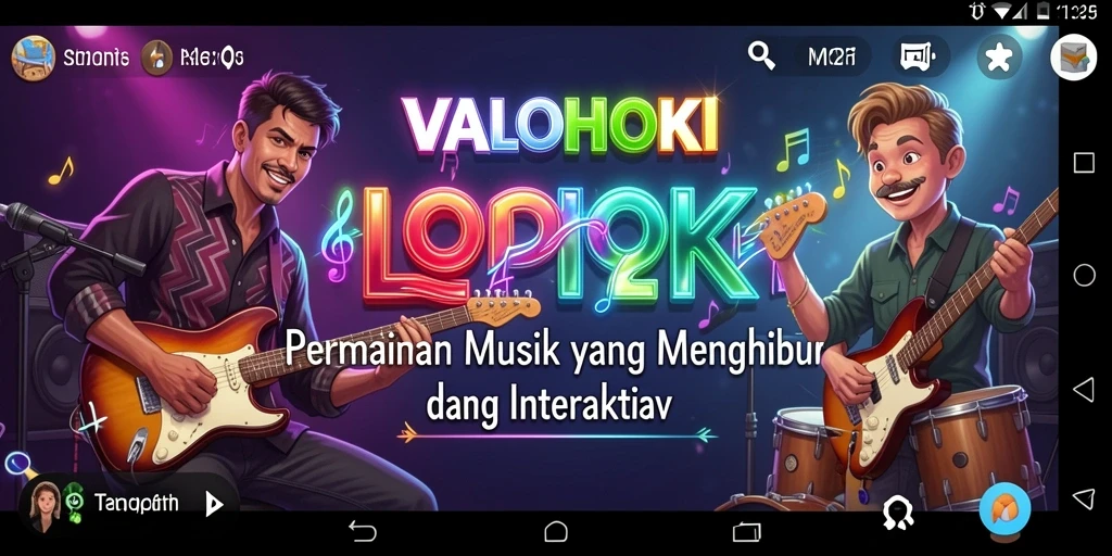 Tampilan menarik dari gameplay VALOHOKI yang penuh warna.
