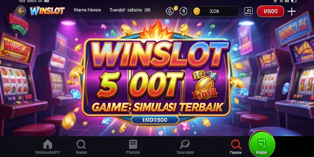 Tampilan menarik dari gameplay WINSLOT dengan berbagai tema slot.