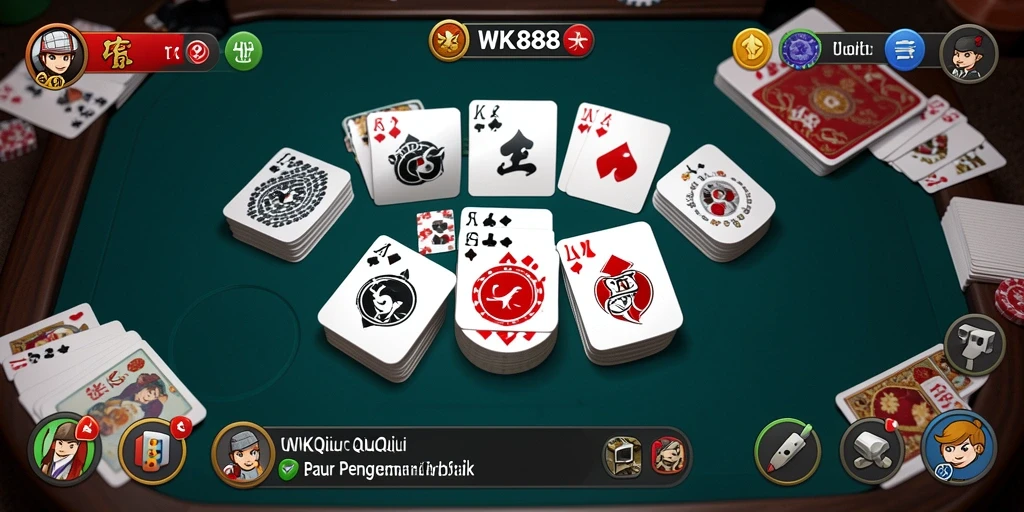 Gameplay QiuQiu yang menarik dan interaktif.